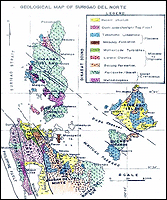 geological map of surigao del norte